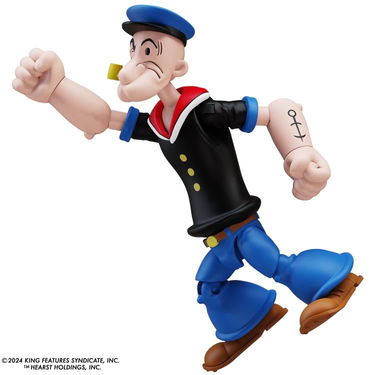 Boss Fight Studio Popeye Classics Popeye 1st Appearance (Black Shirt) 1/12 Scale Action Figure - View 4