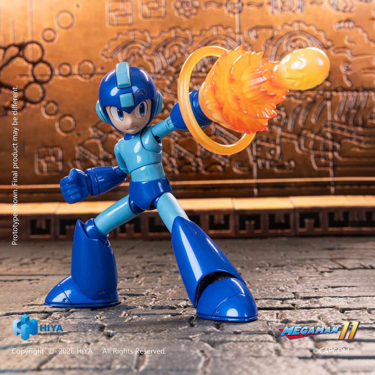 Hiya Toys Mega Man 11 Exquisite Basic Mega Man 4.7-Inch Action Figure - View 5