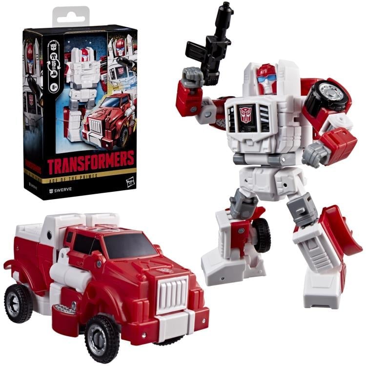 Hasbro Transformers: Age of the Primes Deluxe Class Swerve Plastic Action Figure - View 15
