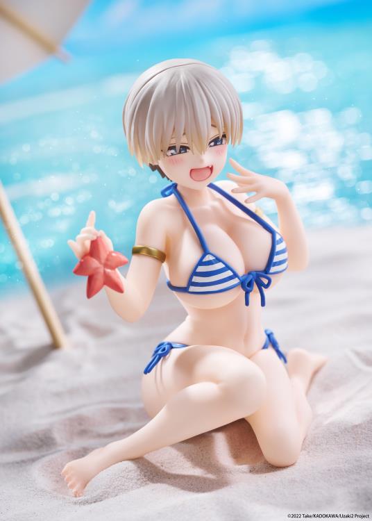 Taito Uzaki-chan Wants to Hang Out! Desktop Cute Hana Uzaki (Swimwear Ver.) Figure 5-Inch - View 5