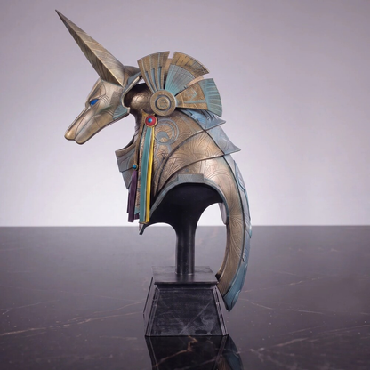 Master Replicas Stargate Desktop Replicas Jackal Guard Helmet Polyresin Replica, 5.9-Inch - View 6
