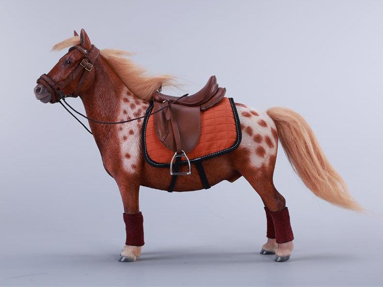 JxK.Studio Little Shetland Pony with Bangs Brown Ver. Resin Figure (7.4-Inch) - View 3