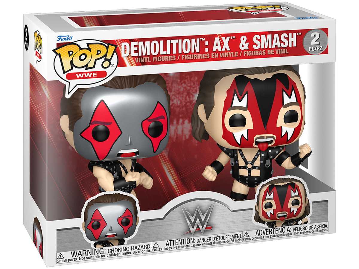 Funko Pop! WWE Demolition Ax and Smash Vinyl Figure Set - View 3