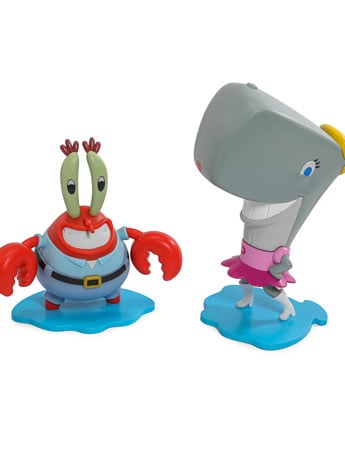 Kidrobot SpongeBob SquarePants Mr. Krabs and Pearl Mini Figure Two-Pack, 6 Inches