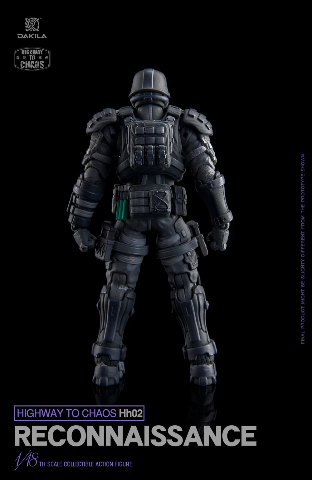 Dakila Highway to Chaos HH02 Reconnaissance Hellhound Scout 1/18 Scale Action Figure - View 14
