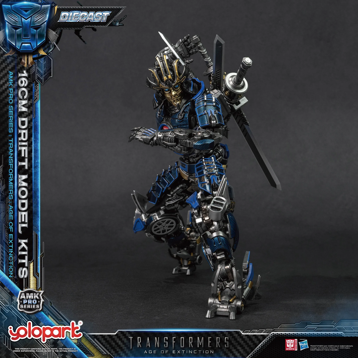 Yolopark Transformers: Age of Extinction AMK Pro Drift 6.3-Inch Model Kit - View 11