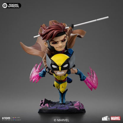 Iron Studios X-Men '97 MiniCo Wolverine and Gambit Figure (9-Inch) - View 4
