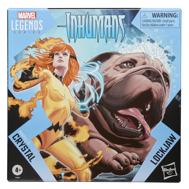 Hasbro Marvel Legends Inhumans Lockjaw and Marvel's Crystal Action Figure Two-Pack - View 12
