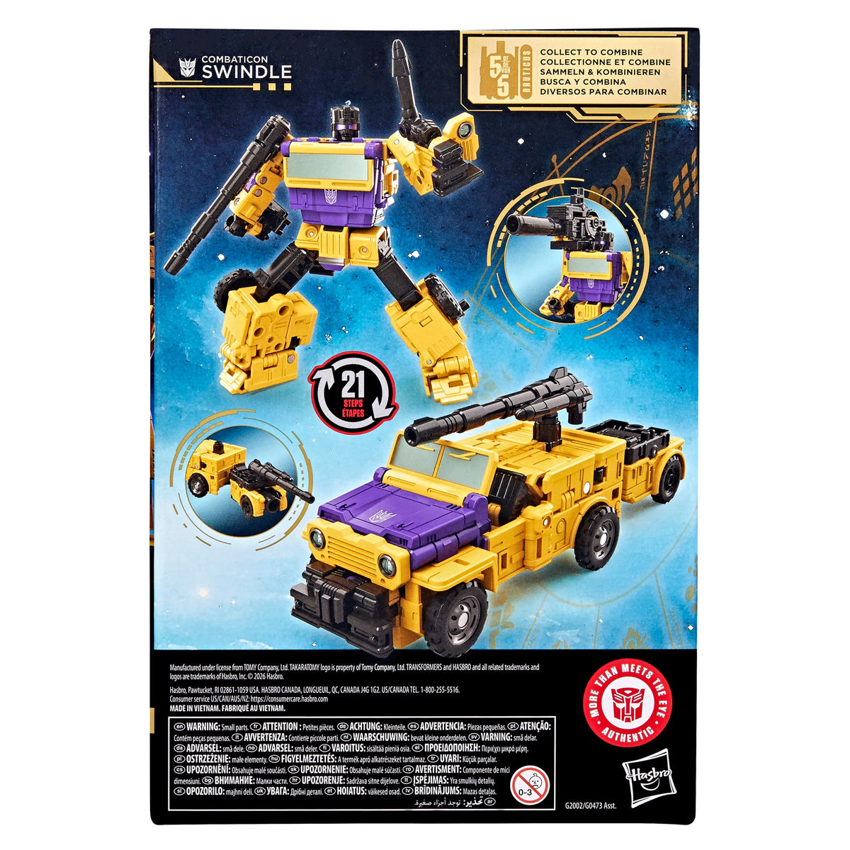 Hasbro Transformers: Age of the Primes Voyager Class Combaticon Swindle Plastic Action Figure - View 8