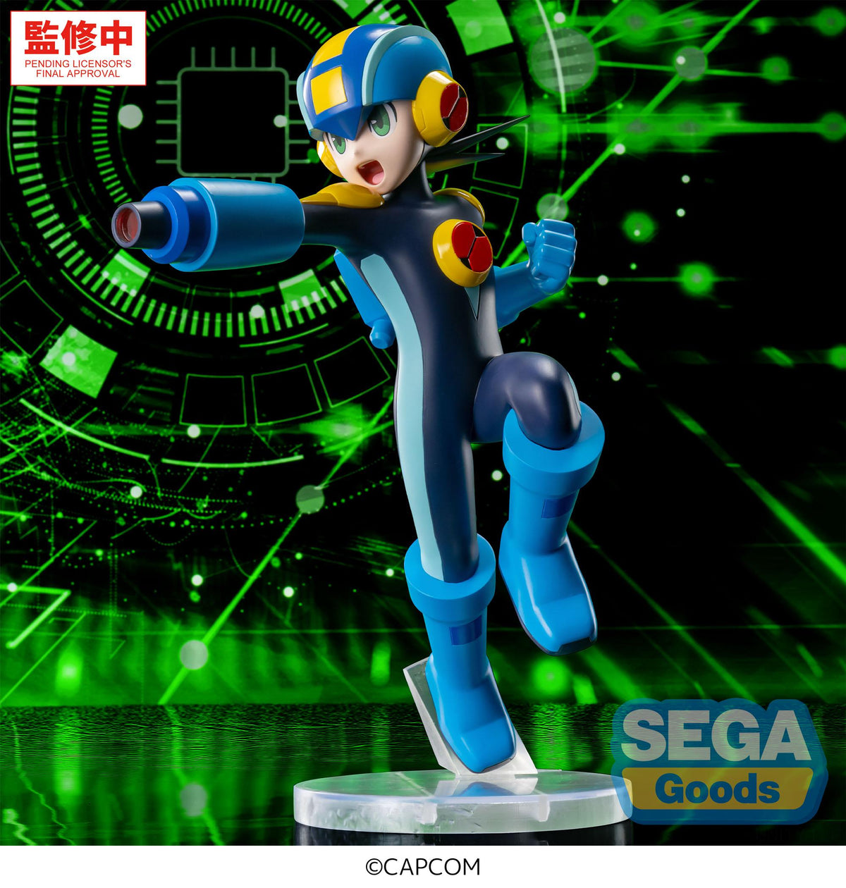 Sega Mega Man Battle Network Luminasta Mega Man 8.7-Inch Figure - View 3