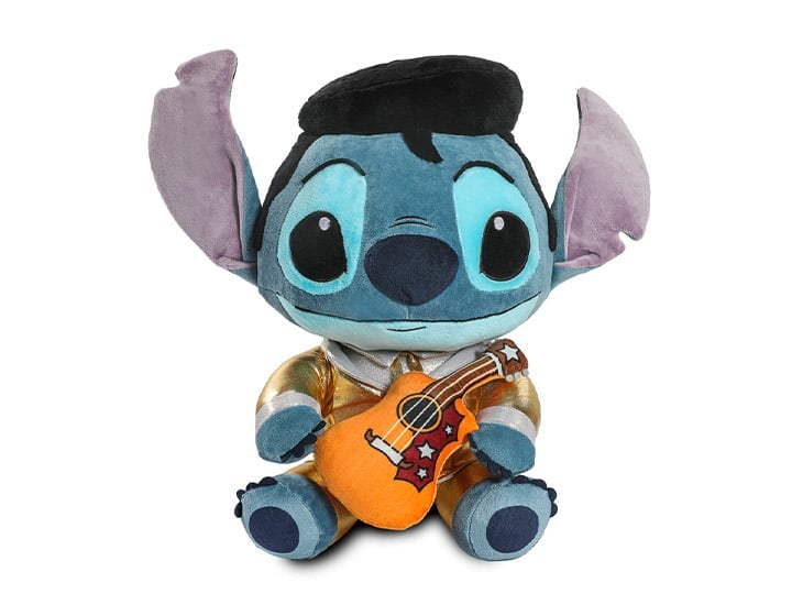Kidrobot Lilo & Stitch HugMe Elvis Gold Suit Stitch 14-Inch Shake Action Plush - View 2