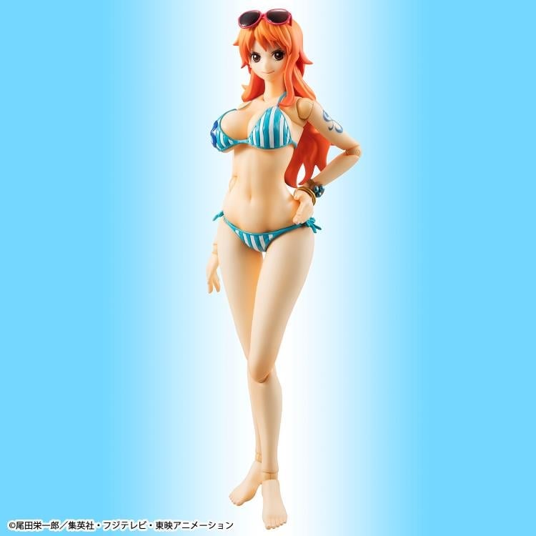 MegaHouse One Piece Variable Action Heroes Nami Summer Vacation Ver. Action Figure (Reissue) - View 7