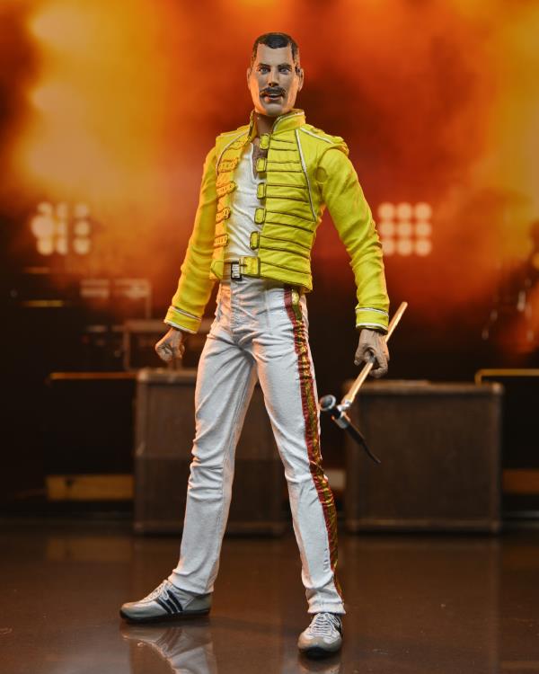 NECA Queen Freddie Mercury (Yellow Jacket) Action Figure - View 5