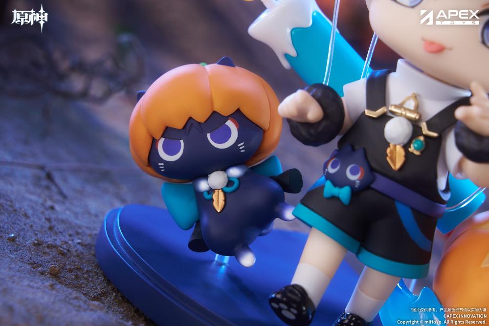 Apex Genshin Impact Wanderer (Twilight Whimsy) Chibi Figure (With Bonus) 4-Inch - View 9