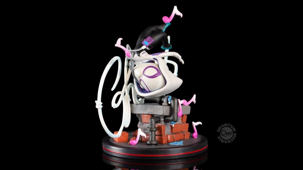 Quantum Mechanix Marvel Q-Fig Elite Ghost-Spider Diorama 4-Inch Statue - View 3