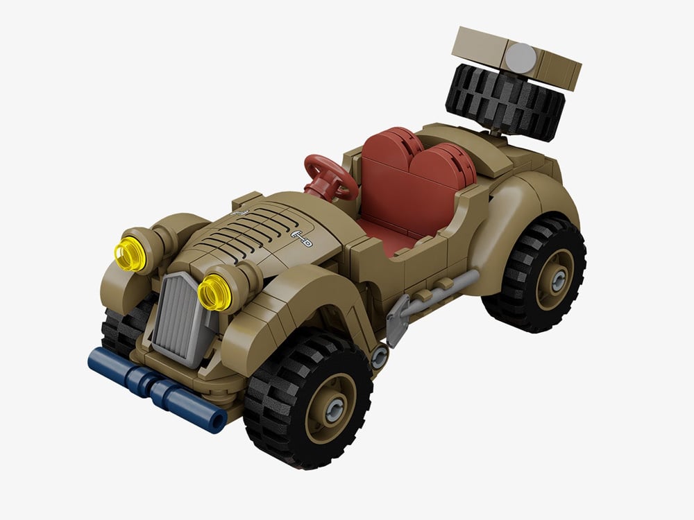 Pantasy Dragon Ball Yamcha's Car Building Block Set - View 6