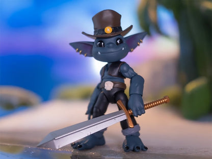 Lone Coconut Plunderlings Captain Ash 3.8-Inch Articulated Action Figure - View 2