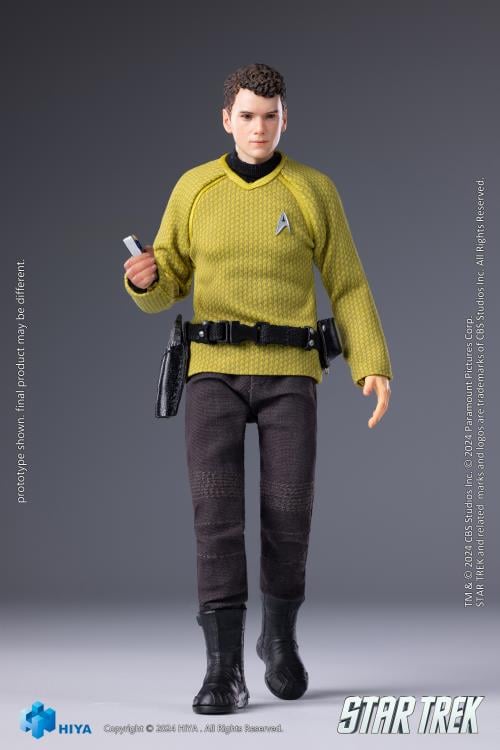 Hiya Toys Star Trek 2009 Exquisite Super Series Pavel Chekov 1/12 Scale PX Previews Exclusive Action Figure - View 13