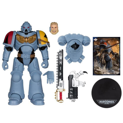 McFarlane Toys Warhammer 40,000 Space Wolves Grey Hunter Plastic Action Figure - View 10