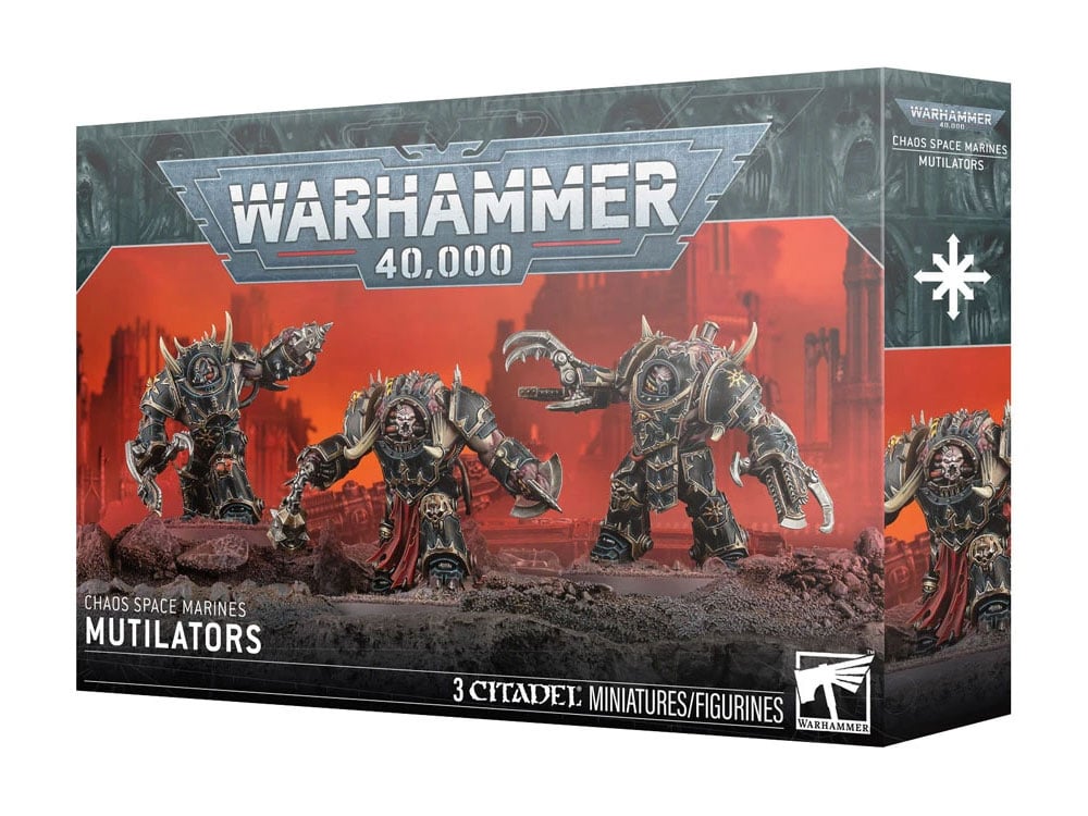 Games Workshop Warhammer 40,000 Chaos Space Marines Mutilators Citadel Plastic Miniature Set - View 2