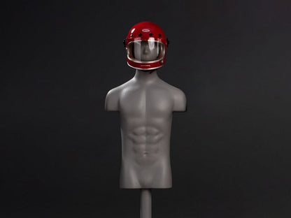 Trickyman12 Vintage Bullitt (Red) 1/6 Scale Plastic Helmet Accessory - View 2