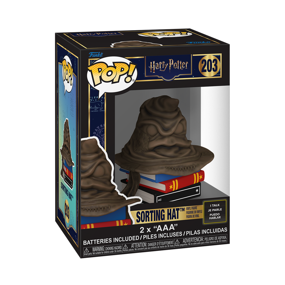 Funko Pop! Harry Potter #203 Lights and Sounds Sorting Hat Vinyl Figure - View 3