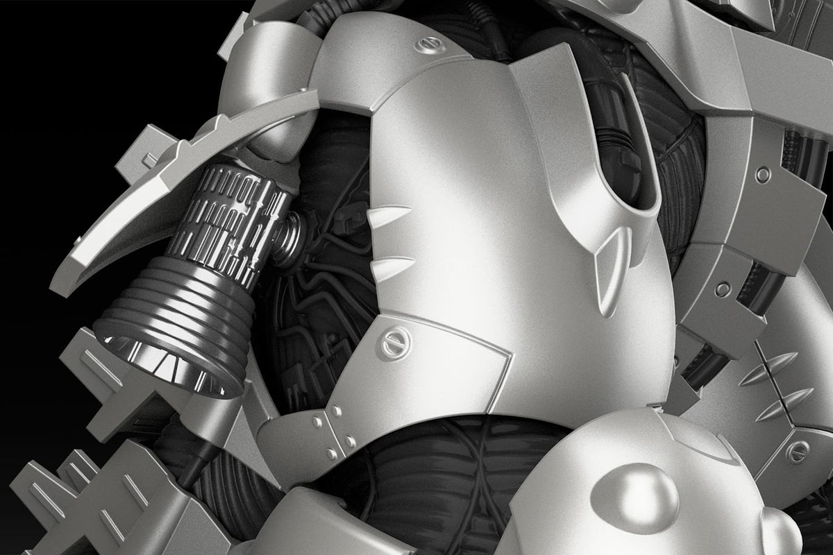 Aoshima Godzilla Against Mechagodzilla Kiryu 9.5-Inch Model Kit (Reissue) - View 19