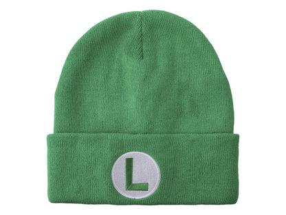 Bioworld Super Mario Embroidered Luigi Cuff Beanie Hat - View 2