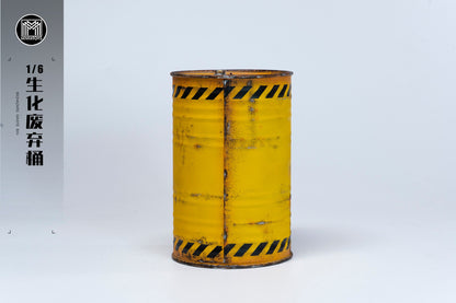 MMMToys Biohazard Waste Bin 1/6 Scale Metal Accessory - View 5