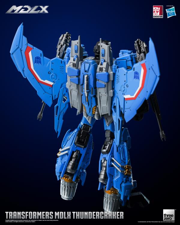threezero Transformers MDLX Articulated Figure Series Thundercracker 7.8-Inch Action Figure - View 5