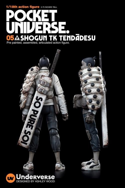 Underverse Tomorrow Kings Pocket Universe Shogun TK Tendadesu 1/18 Scale 3.75-Inch Figure - View 5