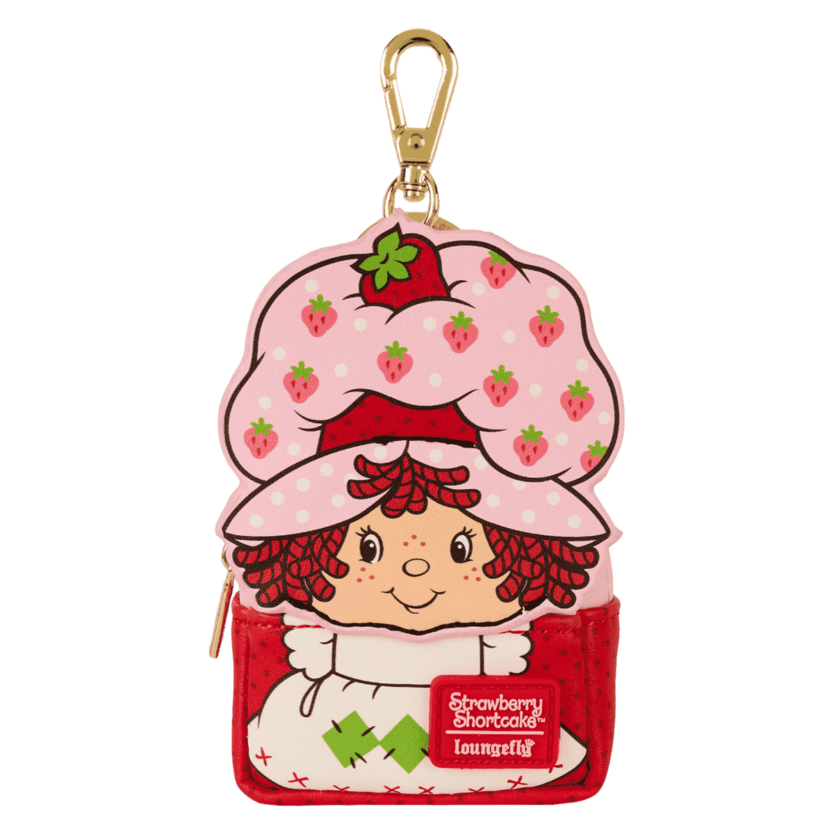 Loungefly Strawberry Shortcake Random Mini Backpack Keychain Charm, 3-Inch Polyurethane - View 3
