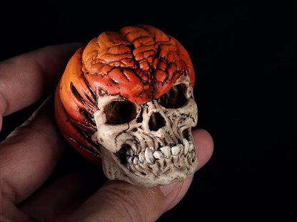 AS Toys Halloween Skeleton Pumpkin Head 1/6 Scale PU Accessory (Ver A) - View 2