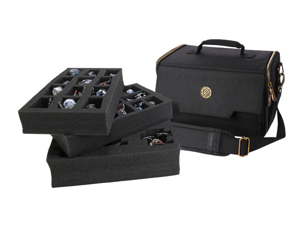 Enhance Gaming Miniature Storage Wide Base Satchel in Nylon - View 2