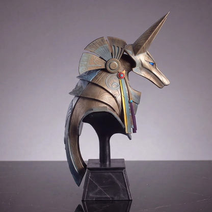 Master Replicas Stargate Desktop Replicas Jackal Guard Helmet Polyresin Replica, 5.9-Inch - View 8