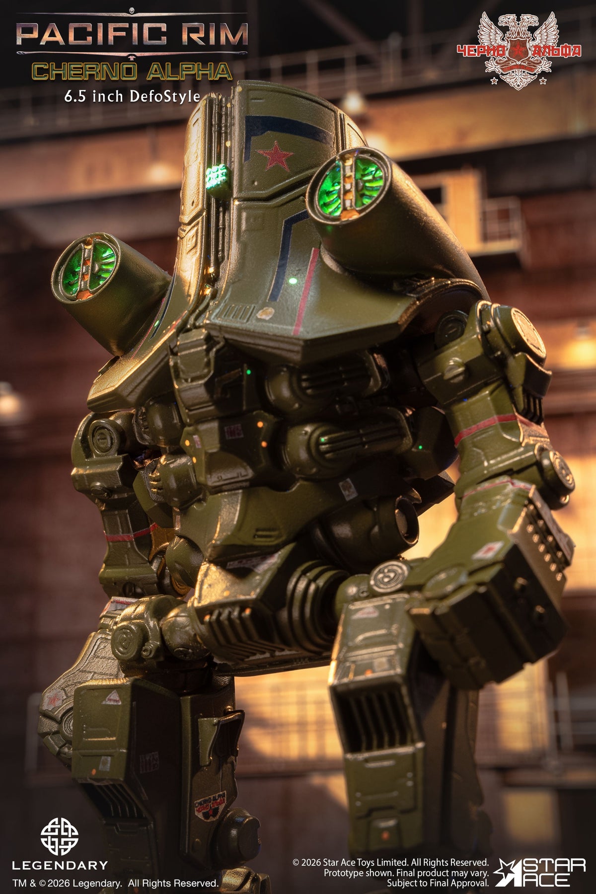 Star Ace Pacific Rim DefoStyle Cherno Alpha Action Figure (6.5-Inch) - View 5