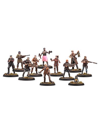 Modiphius Fallout The Railroad Core Box Resin Miniatures Set