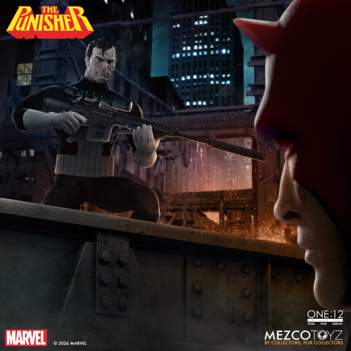 Mezco Toyz Marvel One:12 Collective The Punisher 1/12 Scale Action Figure - View 16