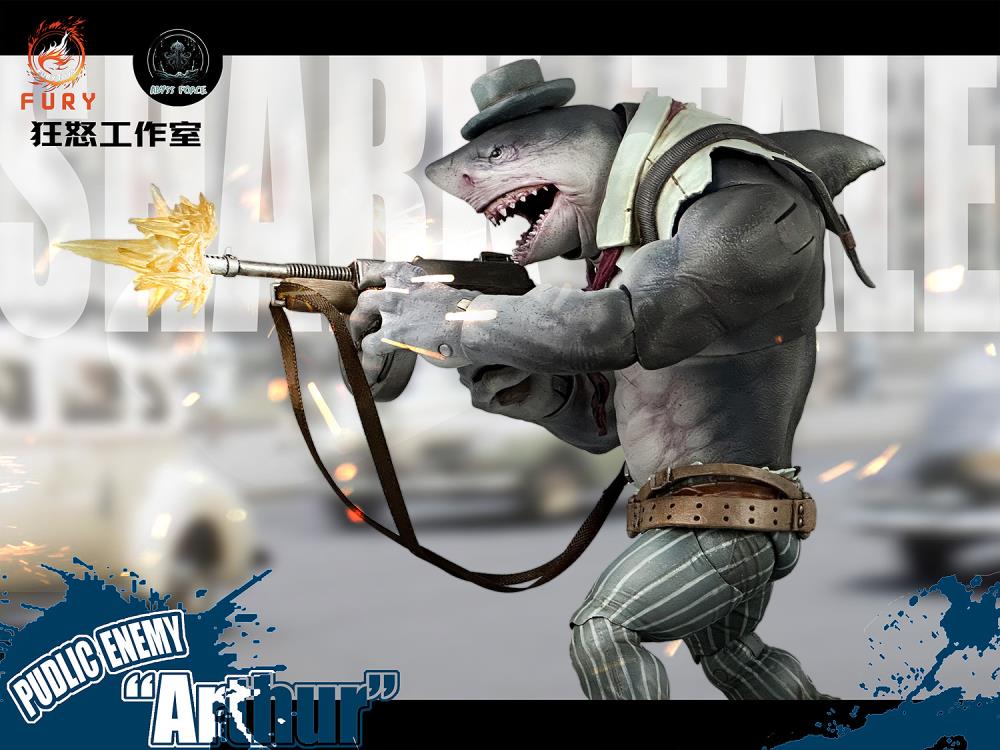 Fury Toys Abyss Force Arthur 1/12 Scale 8-Inch Plastic Action Figure - View 11