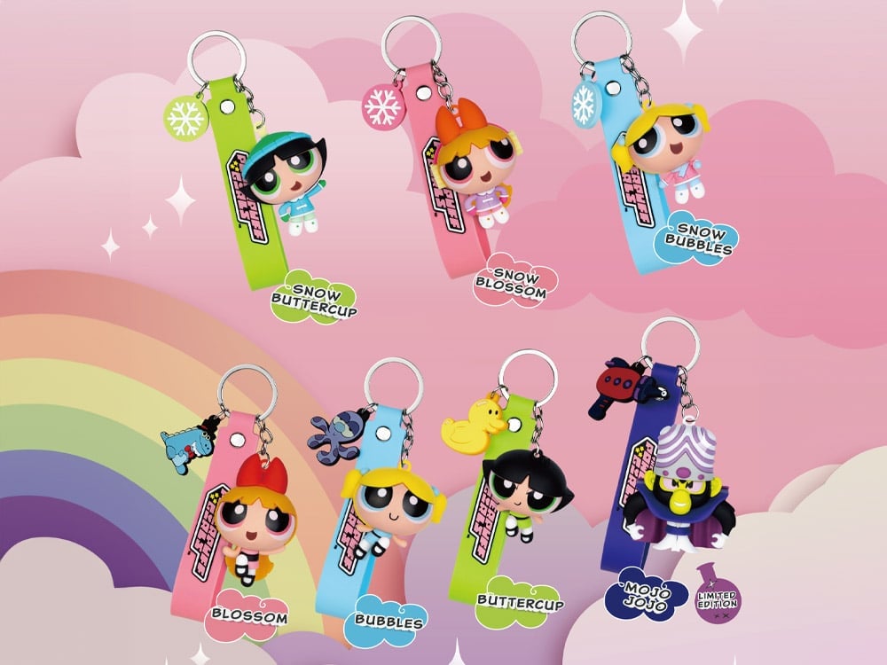 Beast Kingdom The Powerpuff Girls KC-018 Dream Delights Boxed Set of 6 Keychains, 2-Inch - View 2