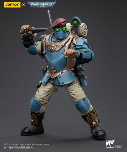 JoyToy Warhammer 40K Astra Militarum Tempestus Scions Command Squad 55th Kappic Eagles Grenadier 1/18 Scale Figure - View 4