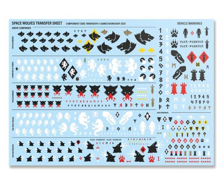 Games Workshop Warhammer 40,000 Space Wolves Wolf Guard Terminators Citadel Plastic Miniatures Set - View 8