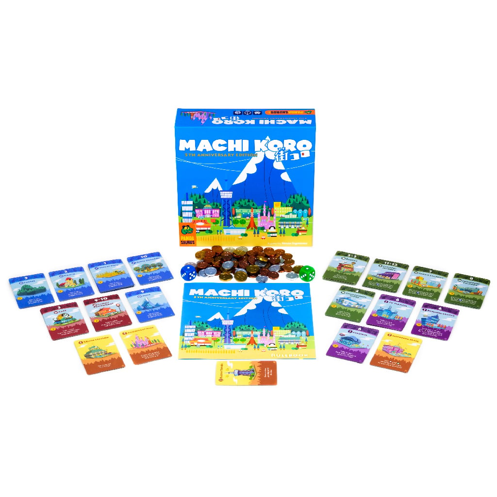 Pandasaurus Games Machi Koro 5th Anniversary Edition Board Game - View 4