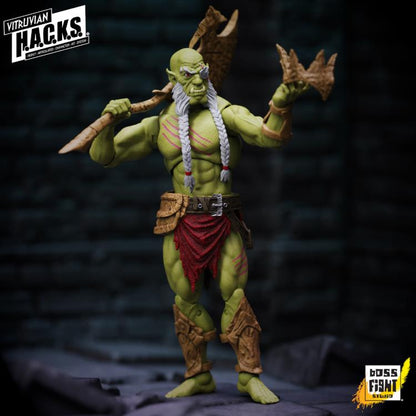 Boss Fight Studio Vitruvian H.A.C.K.S. Bur'Zagi (Mighty Orc Sovran) Action Figure - View 3