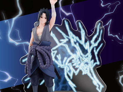 Bandai Naruto: Shippuden Panel Spectacle Sasuke Uchiha (Lightning from Heaven) 5-Inch Figure - View 2