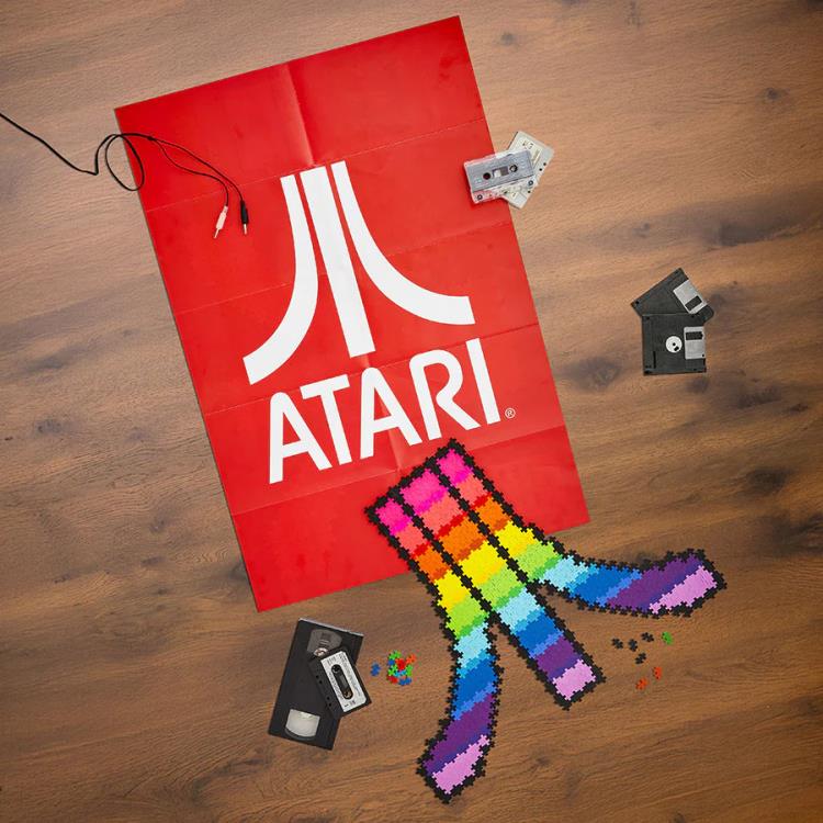 Plus-Plus Atari Rainbow Logo 741-Piece Puzzle By Number - View 6