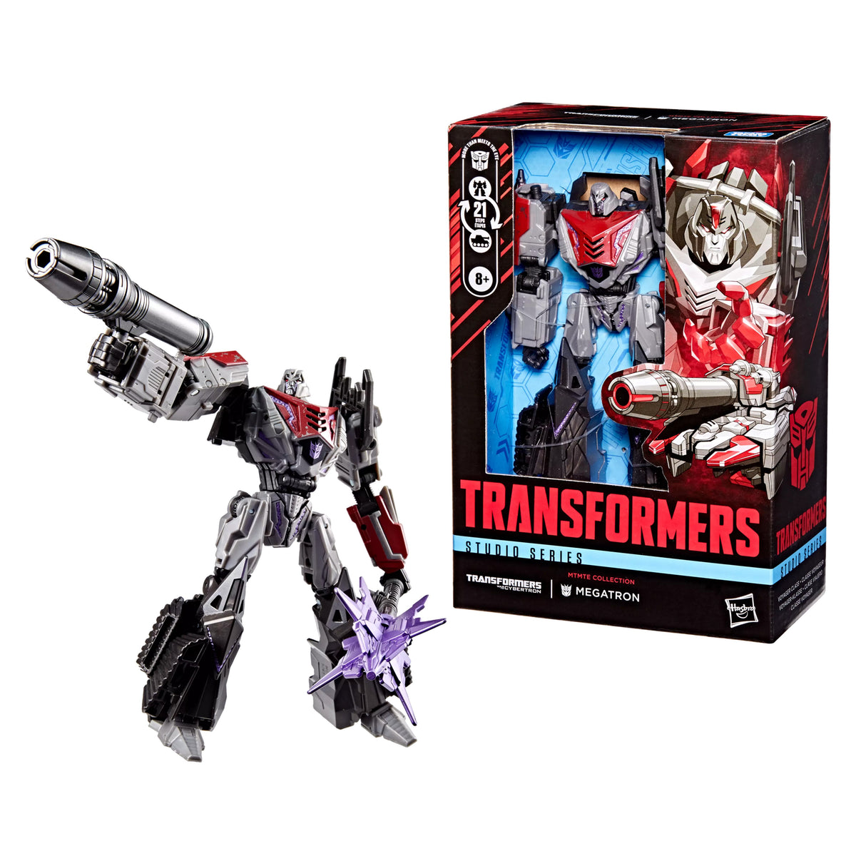 Hasbro Transformers: War for Cybertron Studio Series Voyager Class Megatron Plastic Action Figure - View 5