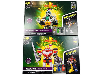 Forever Clever Mighty Morphin Power Rangers Set of 2 Plastic Building Kits - View 2