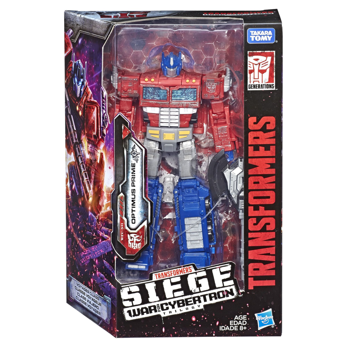 Hasbro Transformers War for Cybertron: Siege Voyager Class Optimus Prime 6.5-Inch Action Figure - View 16