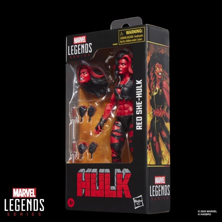 Hasbro Hulk Marvel Legends Red She-Hulk Action Figure - View 11